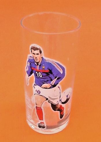 Verre " Collector " France 98 Zinedine Zidane