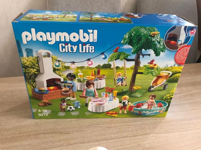 Famille et barbecue estivale playmobil 9272 - photo numéro 4