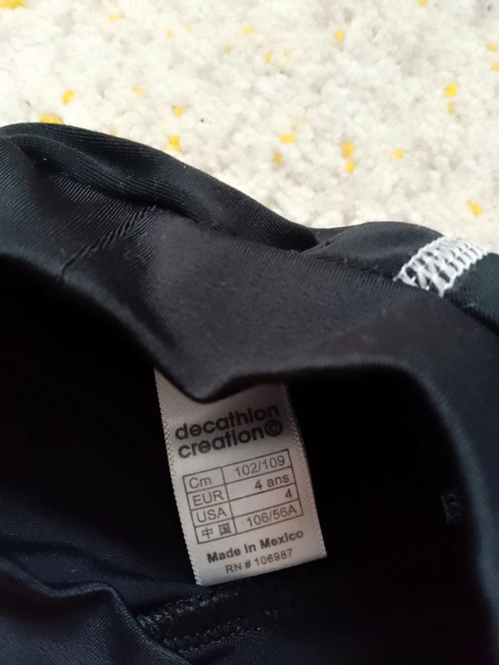 Tee shirt noir 4 ans Decathlon - photo numéro 2