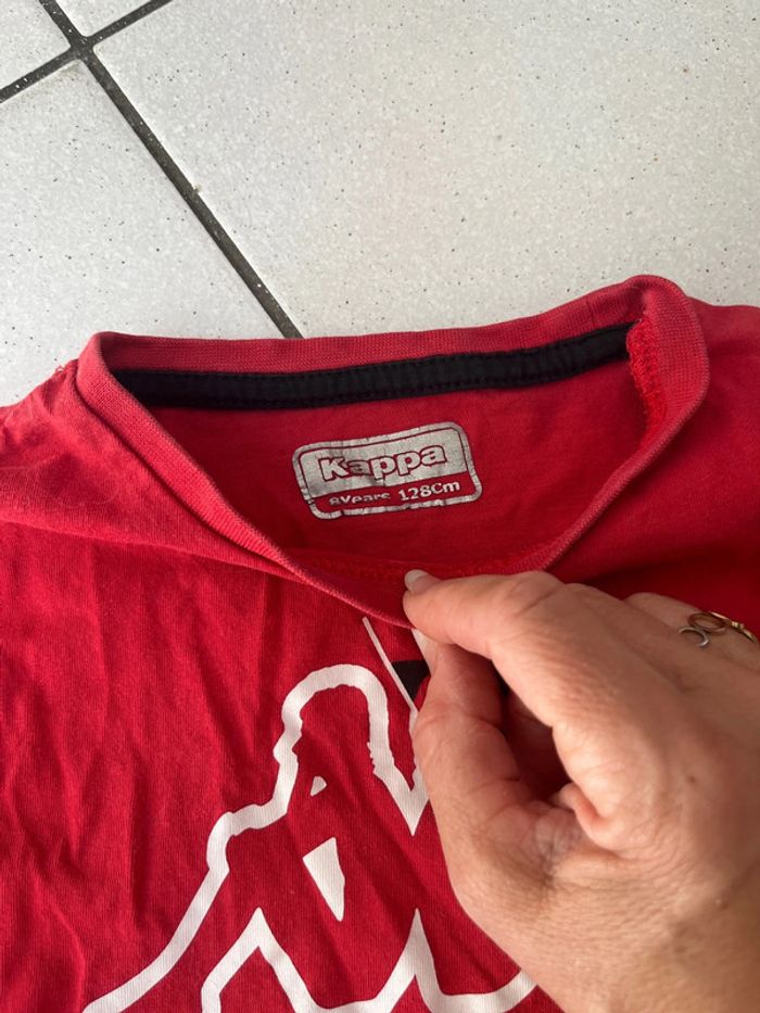 Lot 2 teeshirt Adidas et Kappa 5/6 ans - photo numéro 6