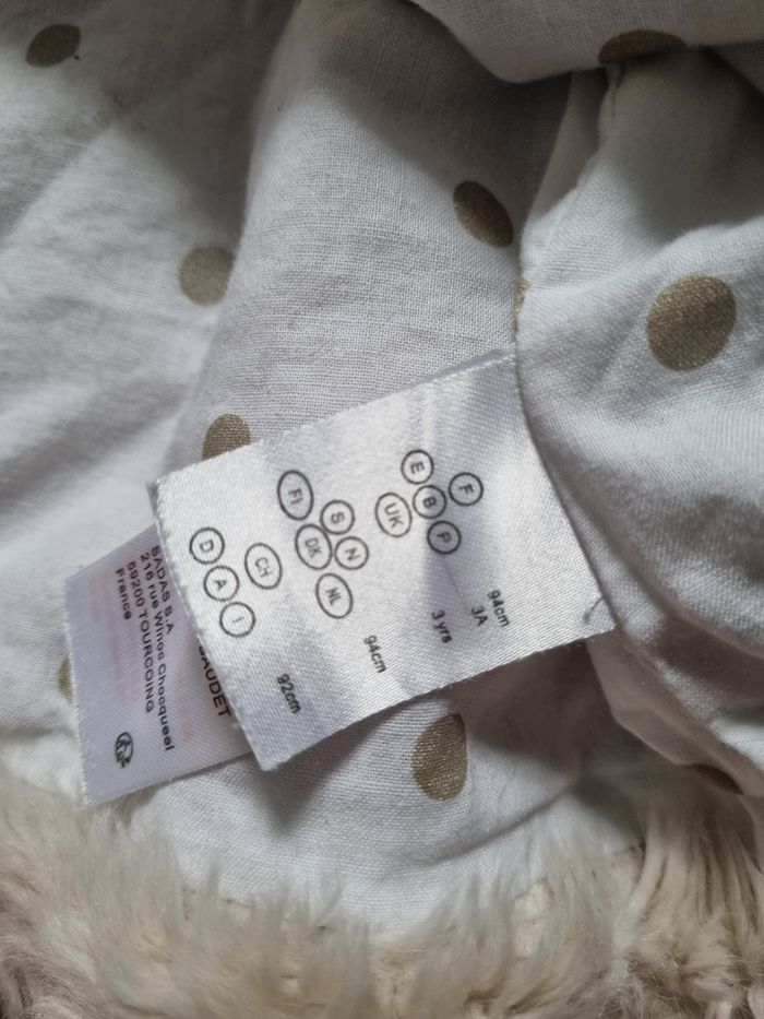 Veste sans manches fausse fourrure crème 3ans - photo numéro 5
