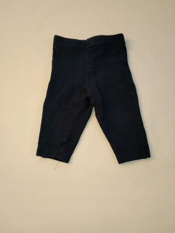 legging uni bleu marine tissaia fille 6 mois