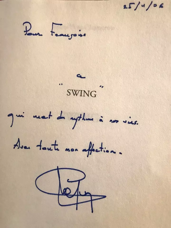 (avec dédicace de l' auteur) Jean-Yves Chaperon Swing Editons Anne Carrière - photo numéro 2