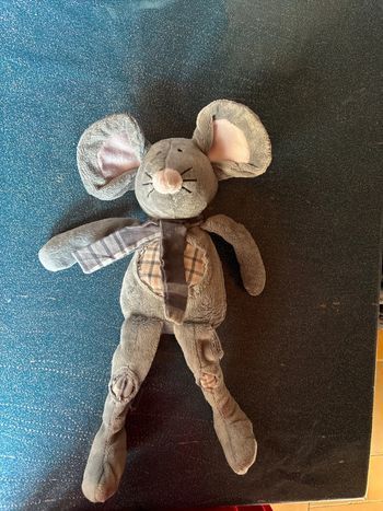 Doudou souris neuf bi matière