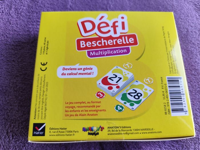 Defi Bescherelle math multiplication deviens un genie en calcul mental - photo numéro 3