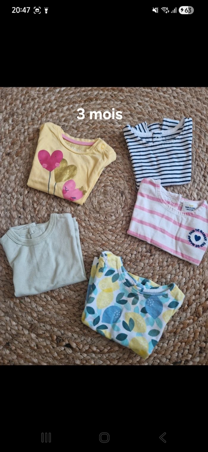 Lot vêtements bébé fille taille 3 mois - photo numéro 4