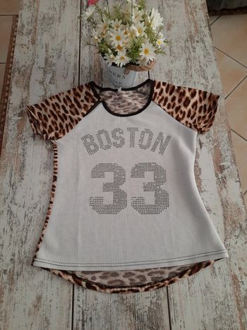 T-shirt BOSTON 33 avec de magnifique strass
