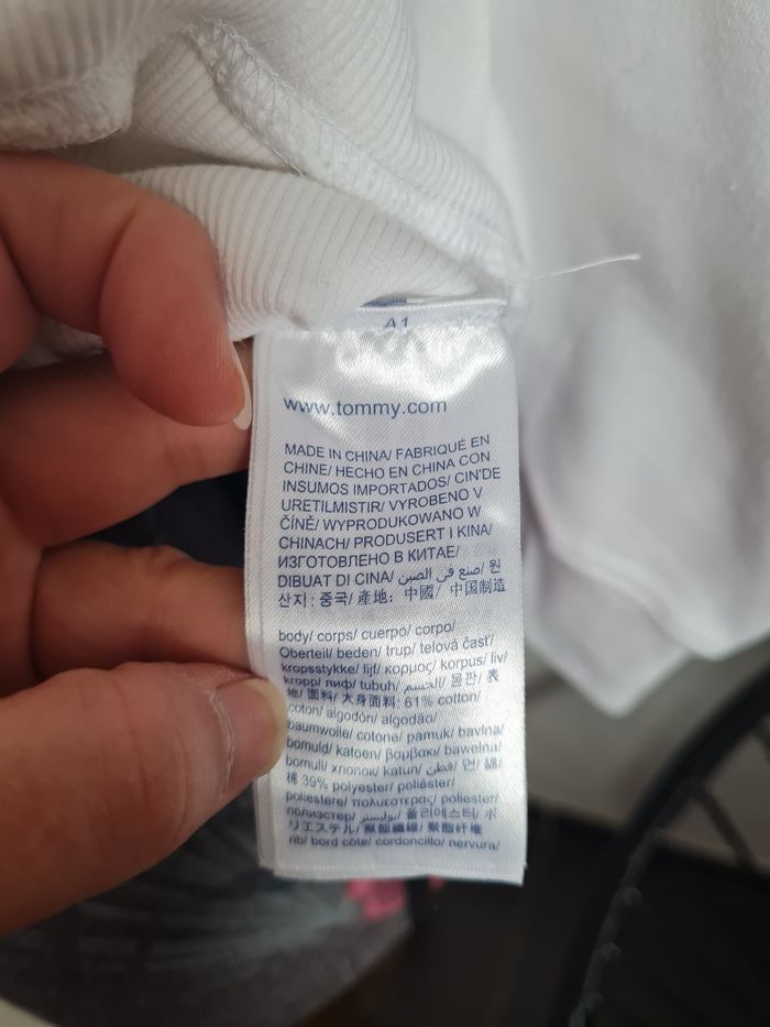 Sweat blanc tommy hilfiger - photo numéro 7