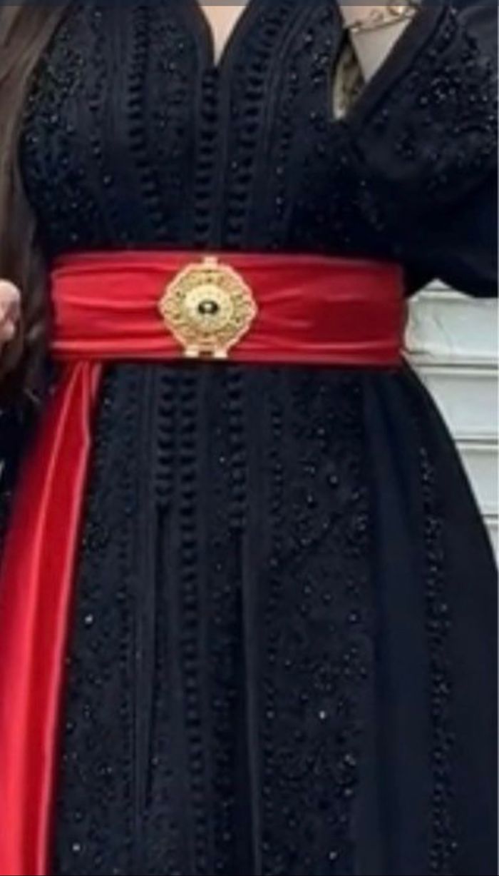 Caftan Noir et rouge - photo numéro 3