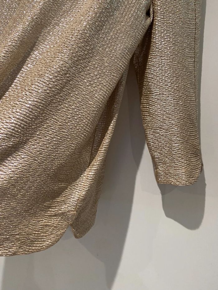 Blouse Chattawak,doré   Taille 1/38 - photo numéro 5