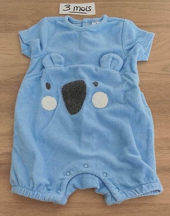 Combishort garçon 3 mois
