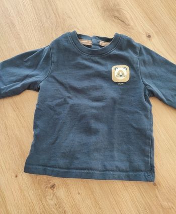 T shirt manches longues Okaïdi 3mois 