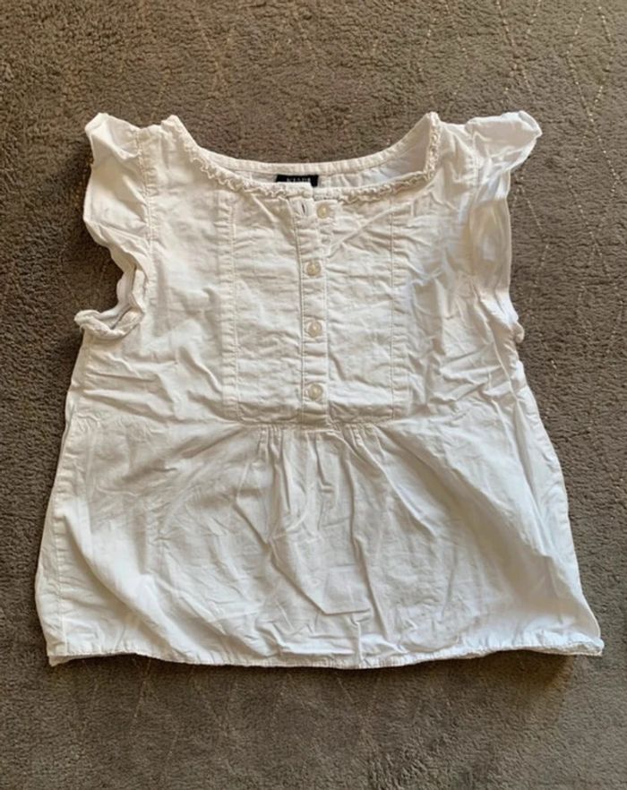 T-shirt blanc fille taille 5 ans
