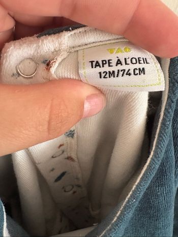 Pyjama tao t 12 mois