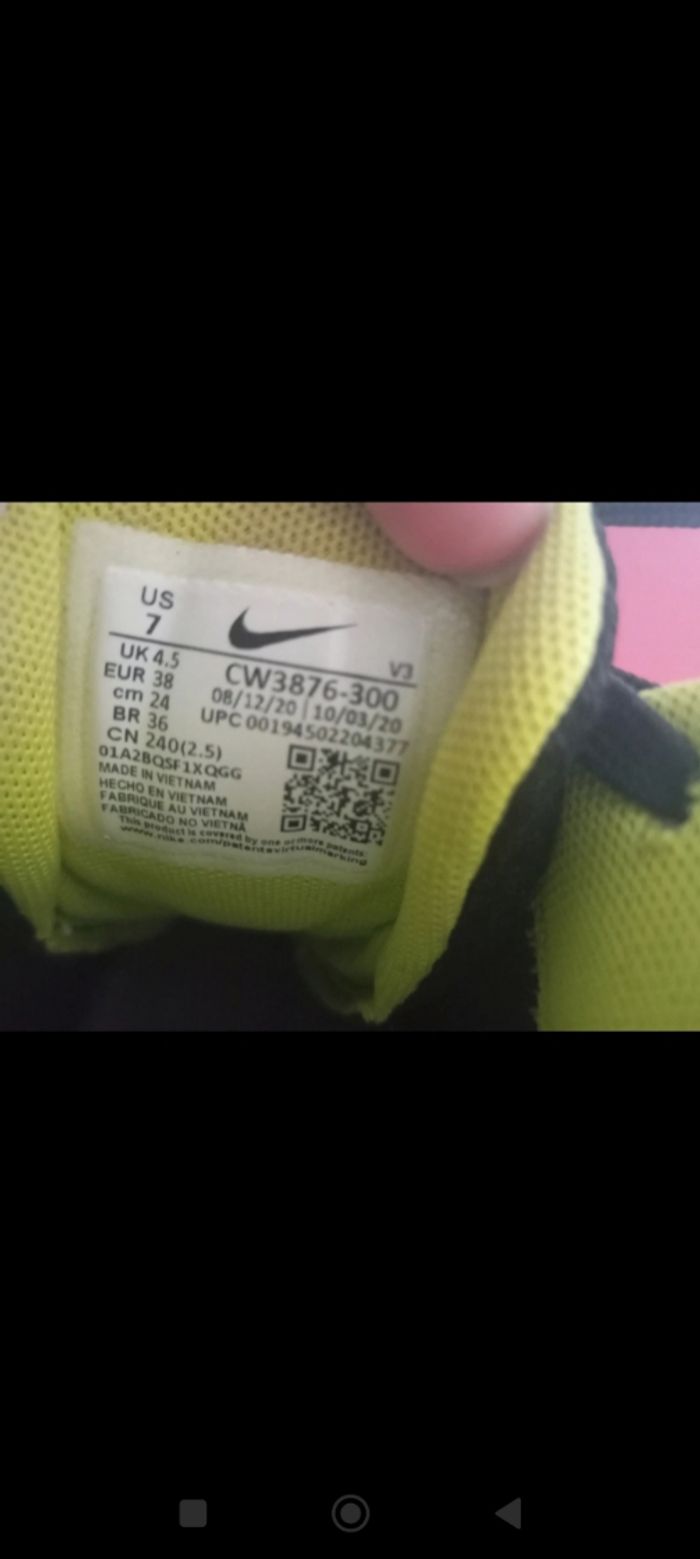 Basket femme Nike air zoom très bonne état taille 38 - photo numéro 5