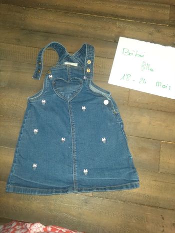 Robe en jean bébé fille 86 cm Disney 18 - 24 mois