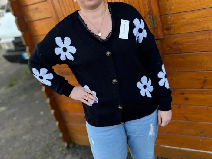 Gilet « fleur »