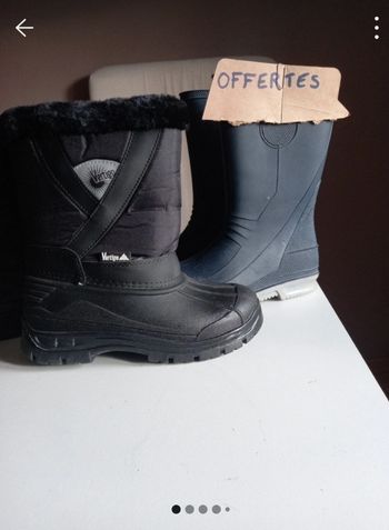 Bottes de neige +bottes pluie Offertes