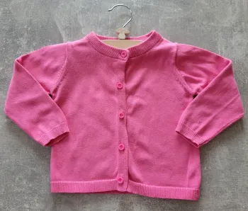 Gilet rose – 12/18 mois – Très bon état  💕