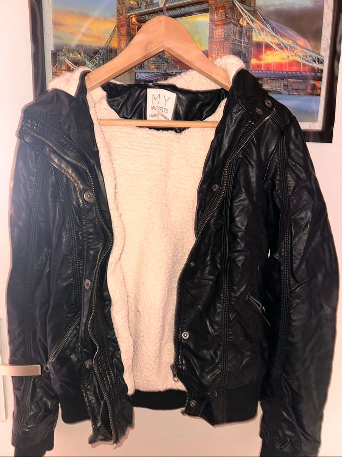 Veste simili cuir