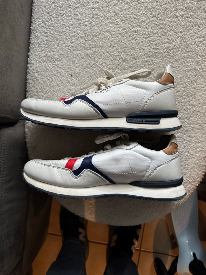 Baskets Pepe Jeans Brit Heritage Gris Homme 41