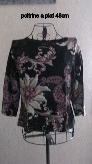 tee shiirt noir et rose t3