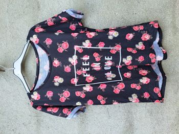 T-shirt à fleur
