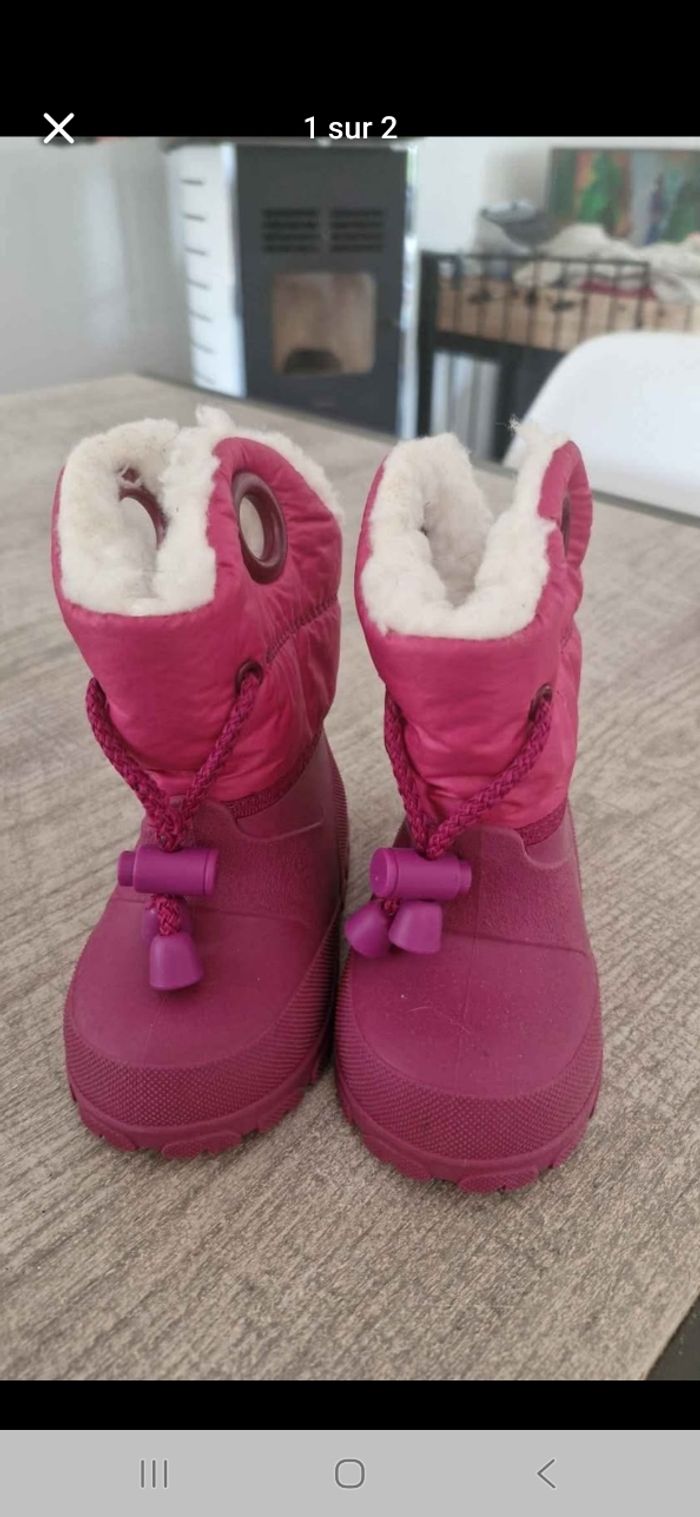 Lots de 2 paires de bottes de neiges