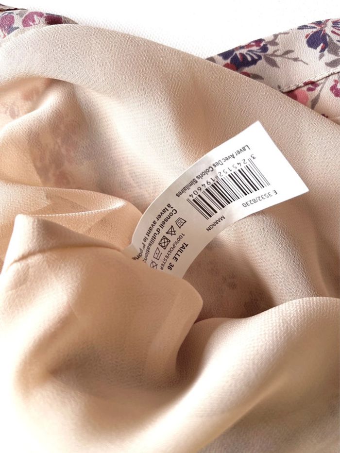 Jupe Monoprix “autre ton” fleurie taille 36 jamais portée - photo numéro 8