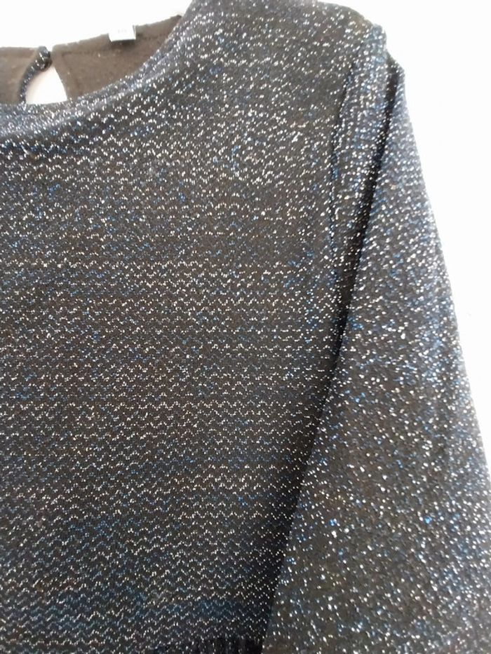 Robe 3 ans de soirée bleu gris noir - photo numéro 3