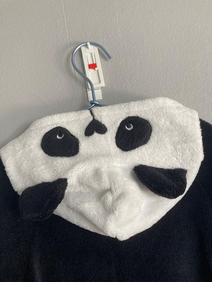 Combinaison pyjama enfant 24 mois Kiabi – Panda, très doux et chaud, très bon état - photo numéro 4
