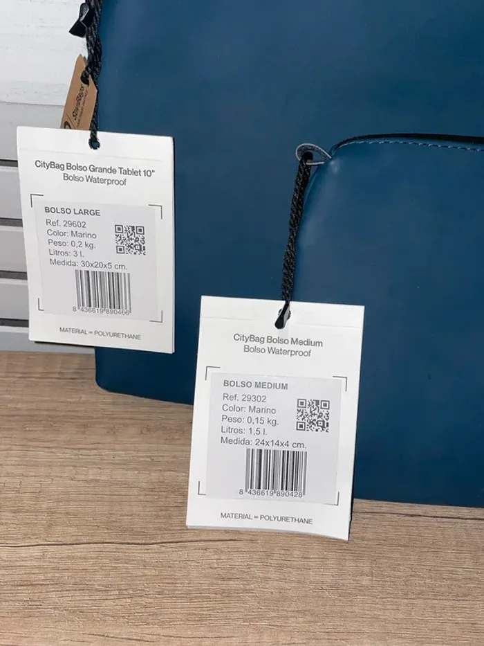Trio sac pochette 3 taille stivibags marine - photo numéro 2