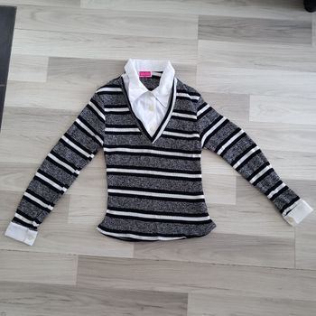 Pull femme à rayures Jennyfer taille M