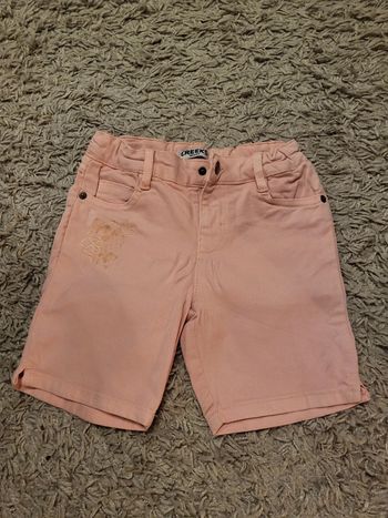 Short fille rose poudrée 8 ans creeks