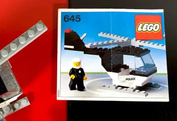 Vintage LEGO 645-1 - Police helicopter