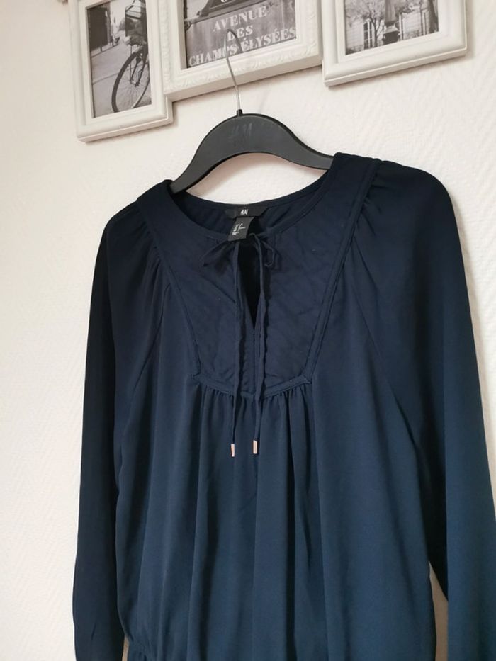 Très jolie robe marine | taille 36 - photo numéro 2