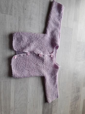 Gilet tricoté 12 mois