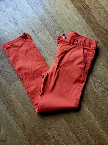 Jean Jacadi orange - 10 ans