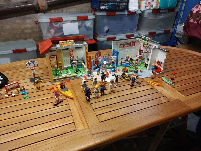Lot playmobil gymnase boutique et salle de sport - photo numéro 3