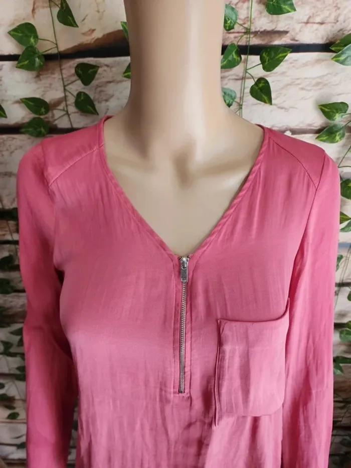 🌸Blouse fluide Rose Bershka Taille 36🌸 - photo numéro 2