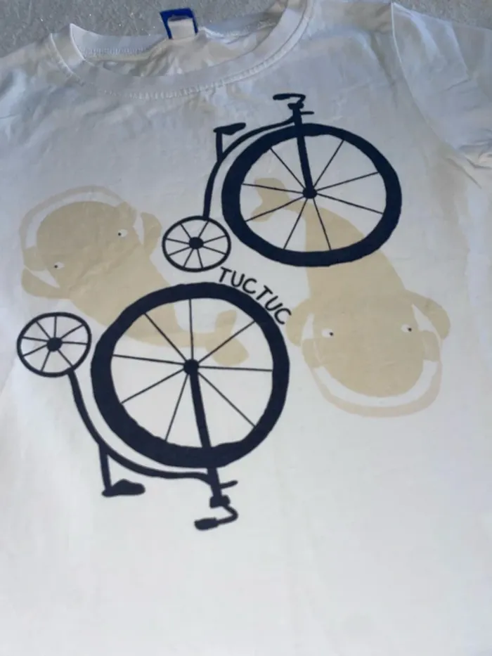 T-shirt Tuc tuc, quatre ans neuf - photo numéro 3