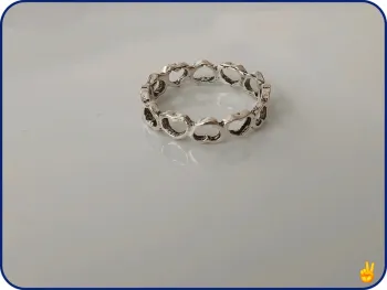 Bague en acier inoxydable