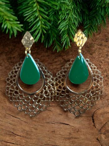 boucles d'oreilles fait main