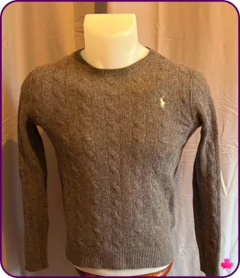 🌷pull XS Ralph Lauren gris🌷