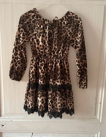 Robe Léopard fille 8/10 ans