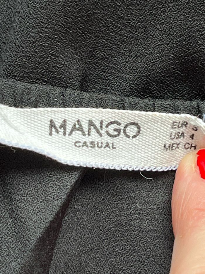 Robe noire et perles argentées Mango S - photo numéro 6