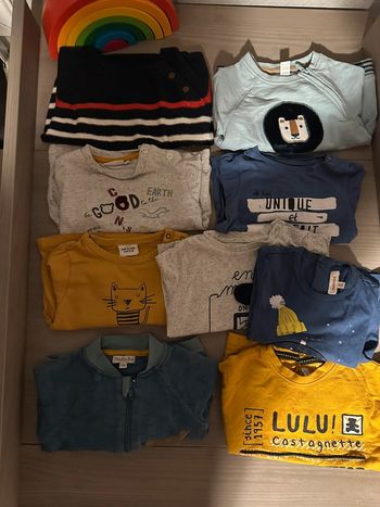 Lot vêtements garçon 12 mois