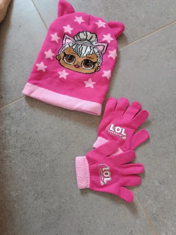Ensemble bonnet + gants