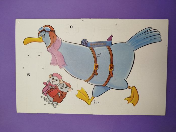 Maquette Albatros - Bernard et Bianca