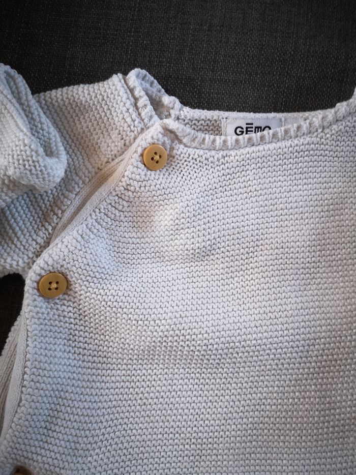 Brassière maille. Gemo. 3 mois. Tbe - photo numéro 2